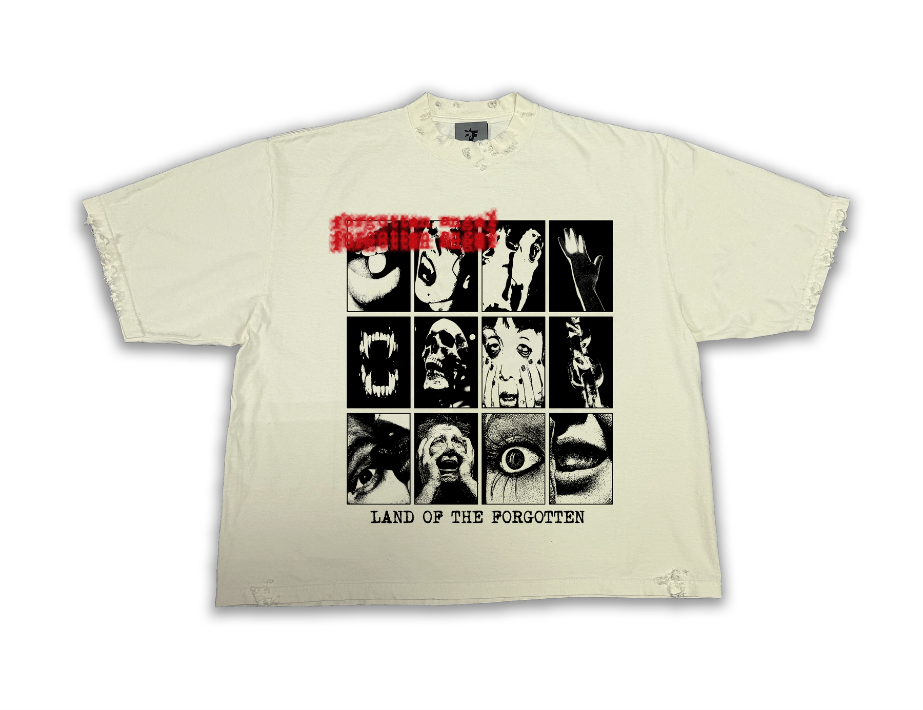 American Nightmare Drop Shoulder Tee (Cream)