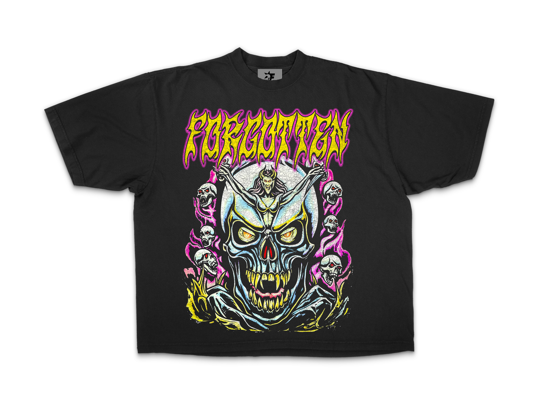 Hell Raiser Drop Shoulder Tee (Black)