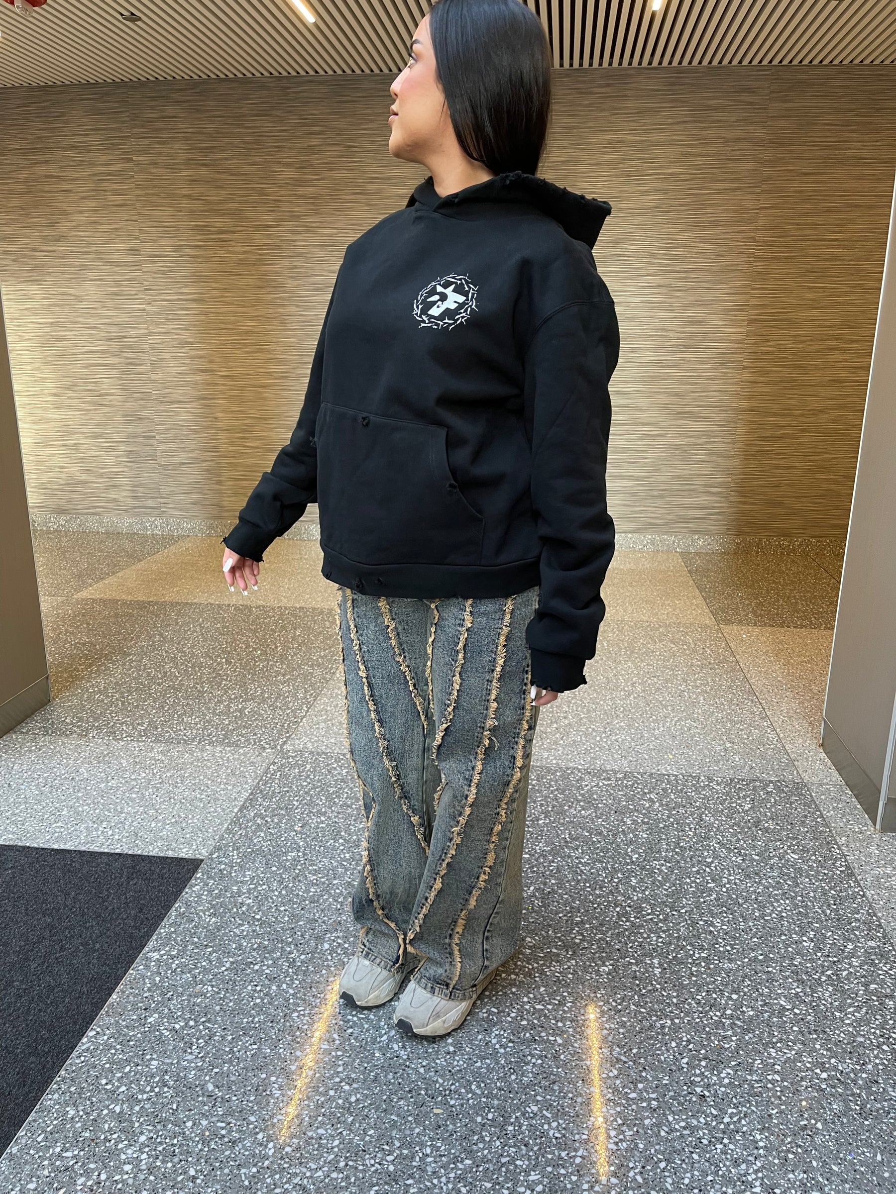 Crown Of Thorns Hoodie (Distressed)