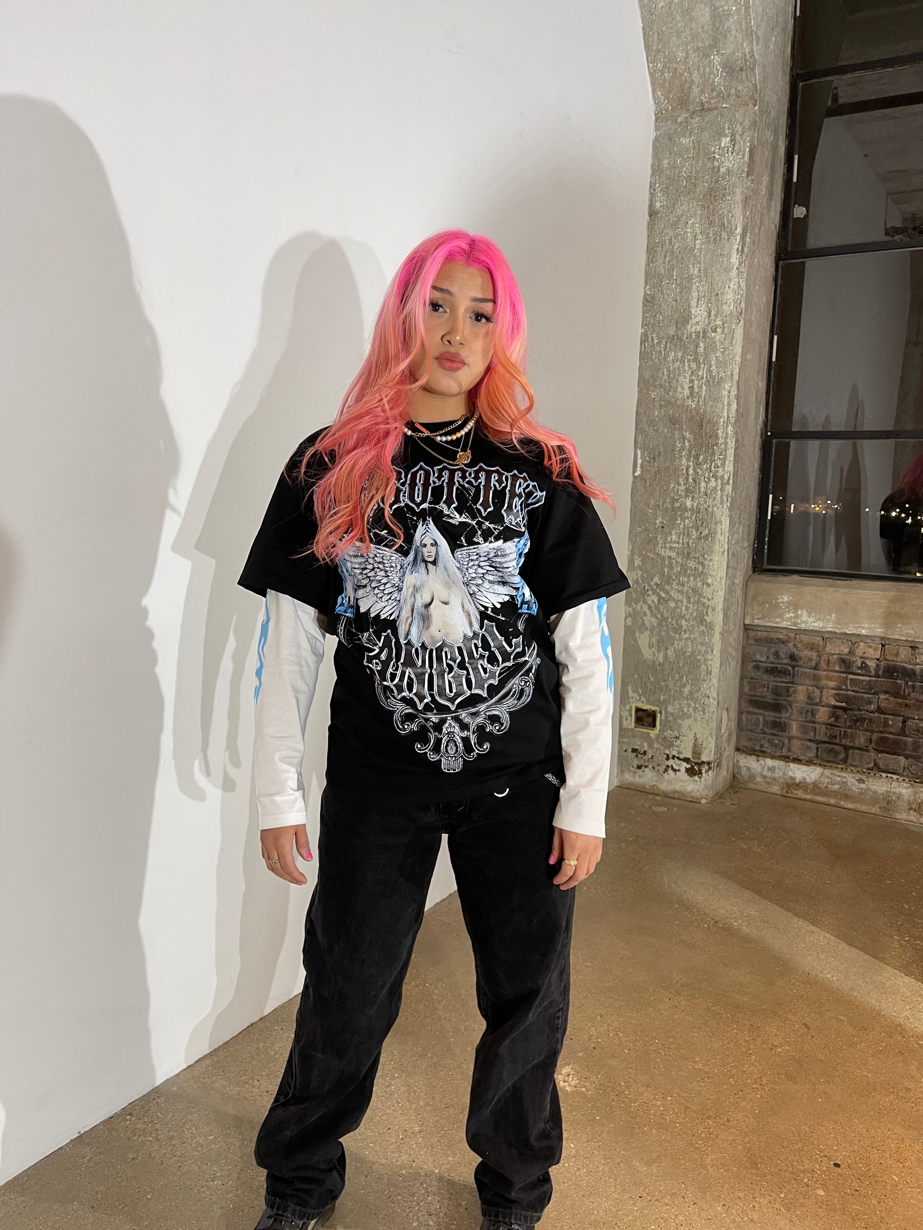 Broken Mirror Layered Long Sleeve