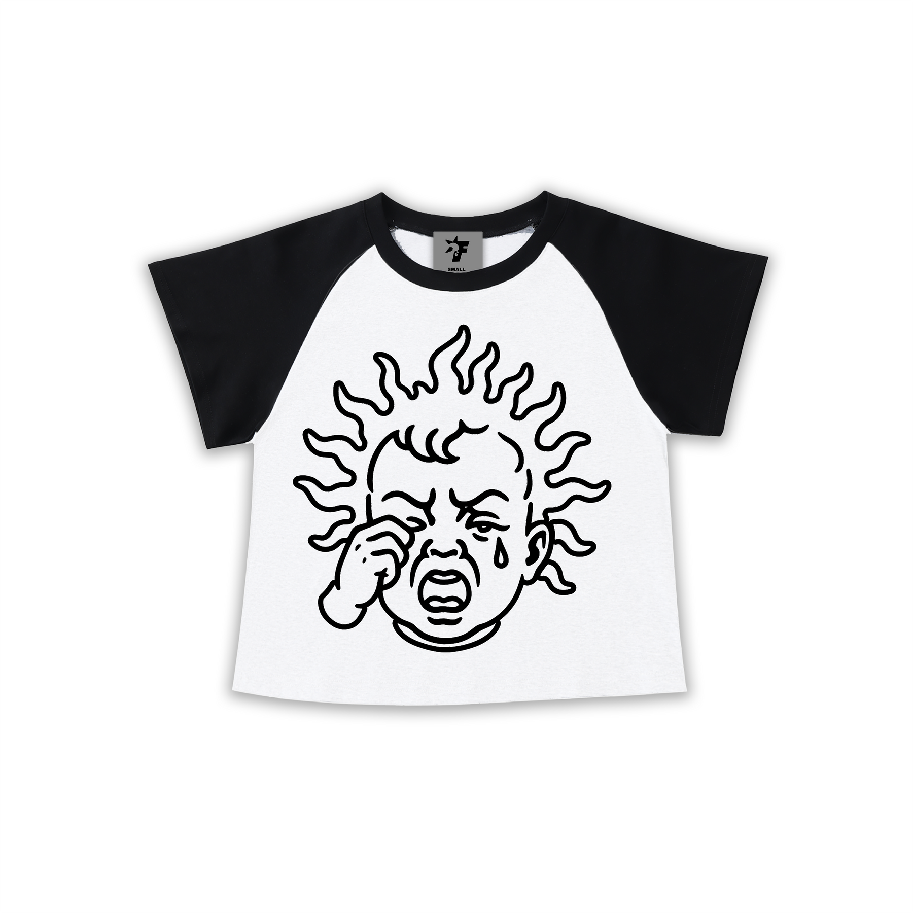 Crybaby Face Baby Tee (Women)