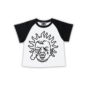 Crybaby Face Baby Tee (Women)