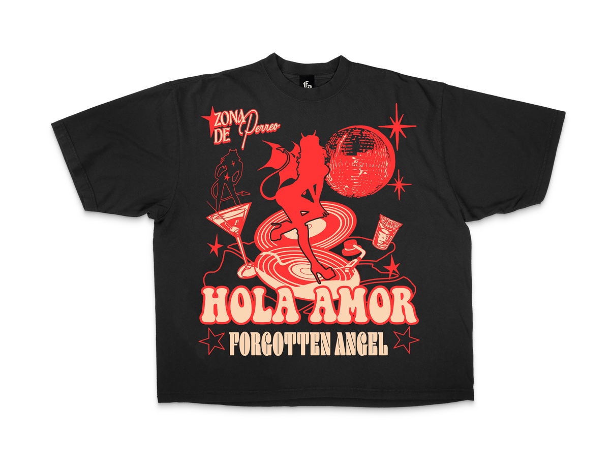 Zona De Perreo Drop Shoulder Tee