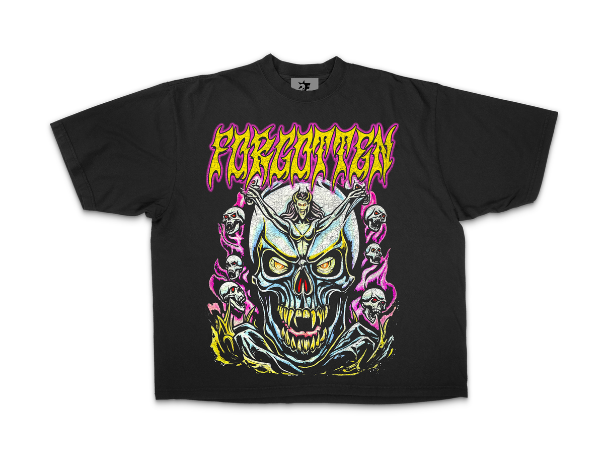 Hell Raiser Drop Shoulder Tee (Black)