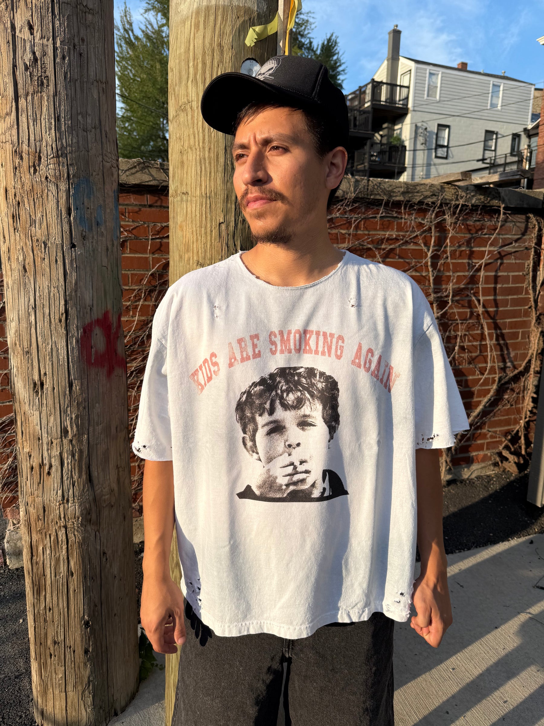 Smoking Again Thrasher Tee