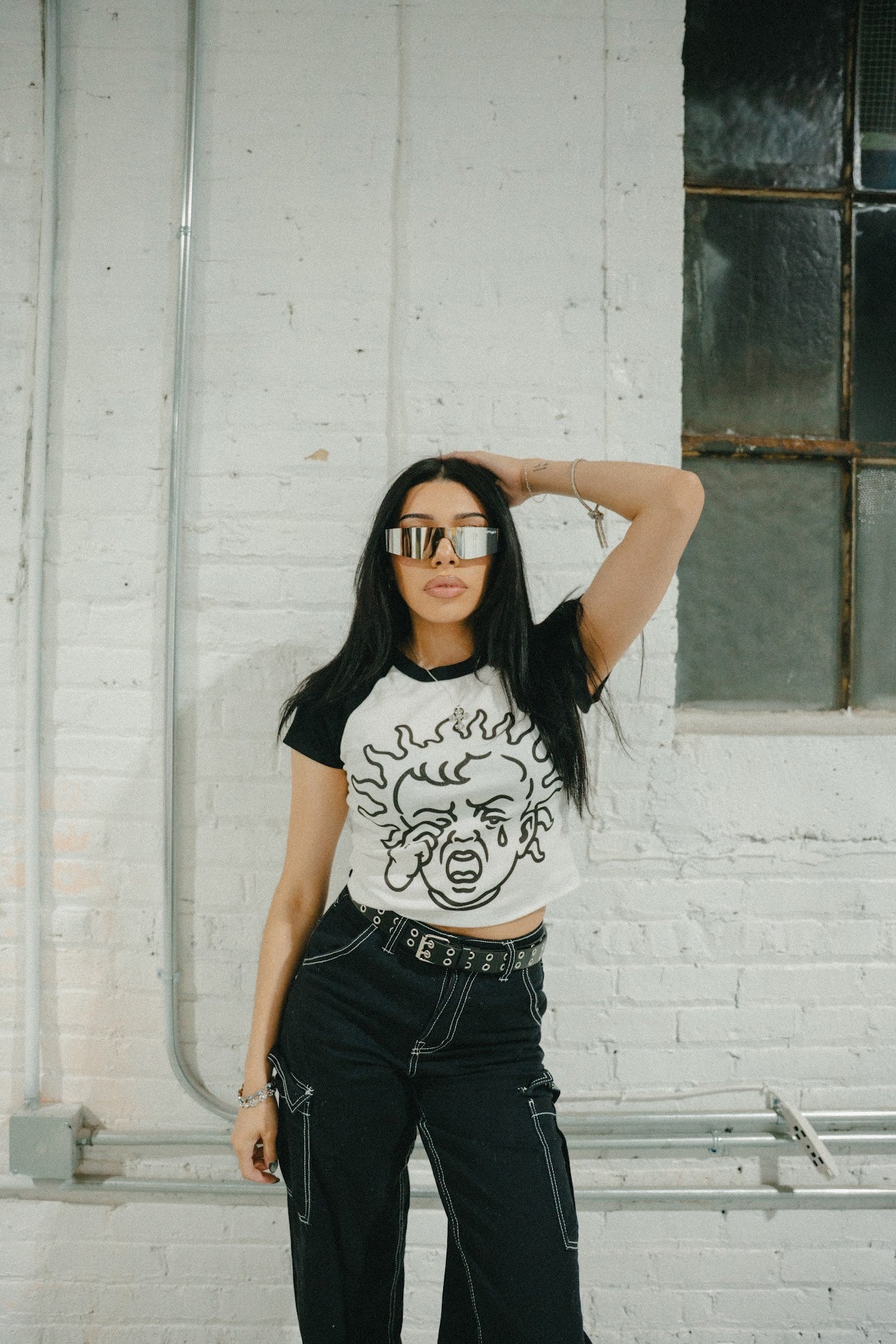 Crybaby Face Baby Tee (Women)