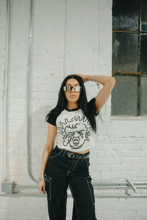 Crybaby Face Baby Tee (Women)