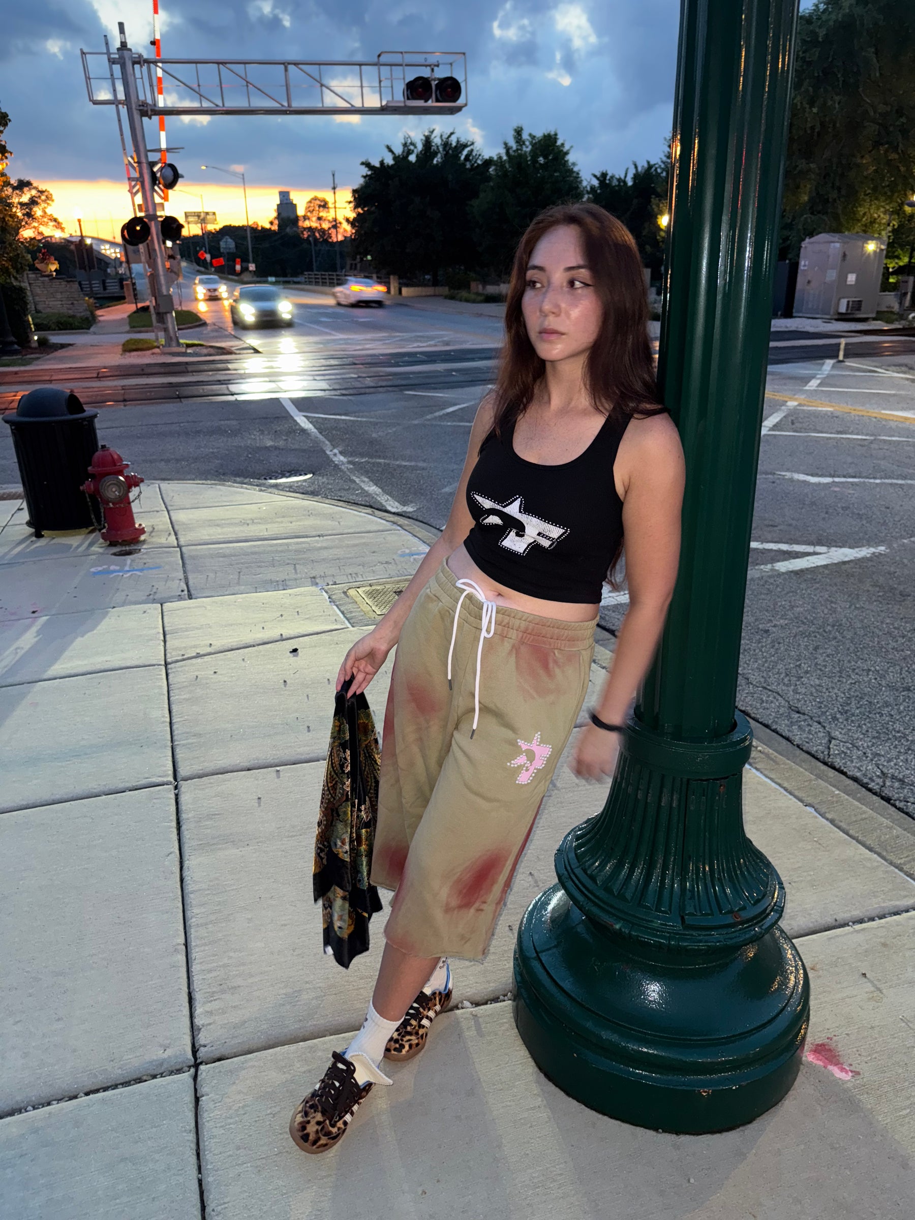 F Skull Rustic Shorts
