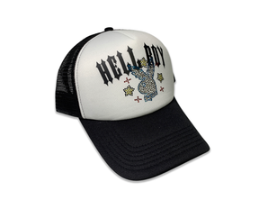 H.B Rhinestone Trucker Cap (Black)