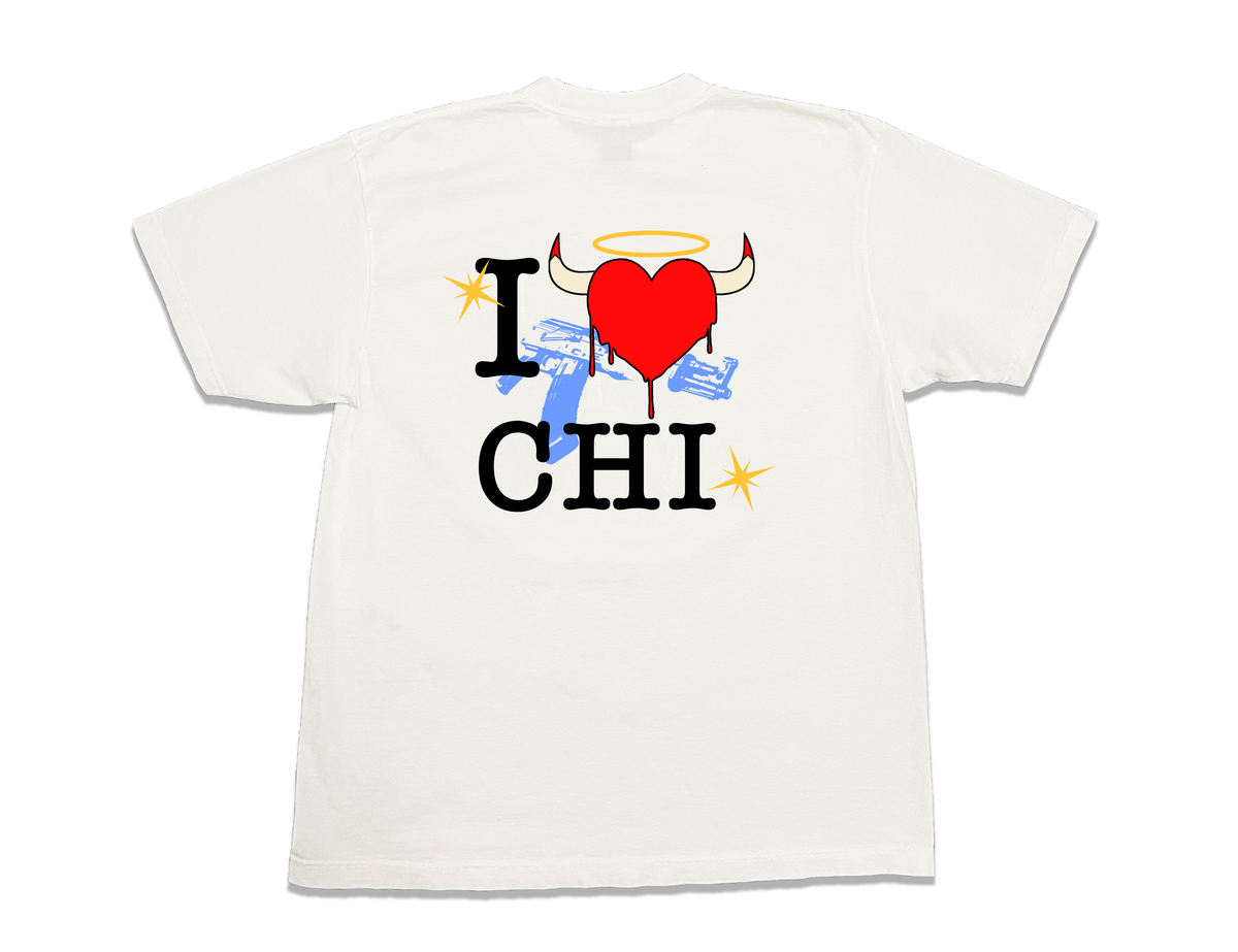 I Love Chi Tee (White)